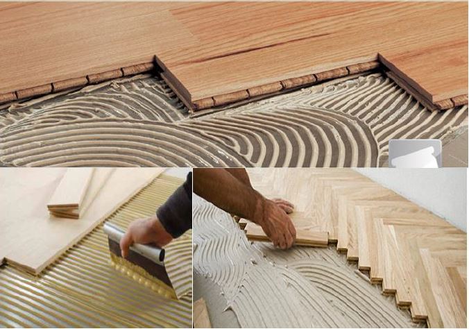 Arcolínea: Instalación de parqués y tarimas pegadas