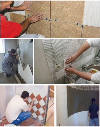 Solados y alicatados, alicatando baños y cocinas.