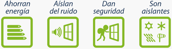 Ahorran, aíslan del ruido, dan seguridad, son aislantes, ventanas y puertas de PVC, Sumum (Arcolinea, s.l.)